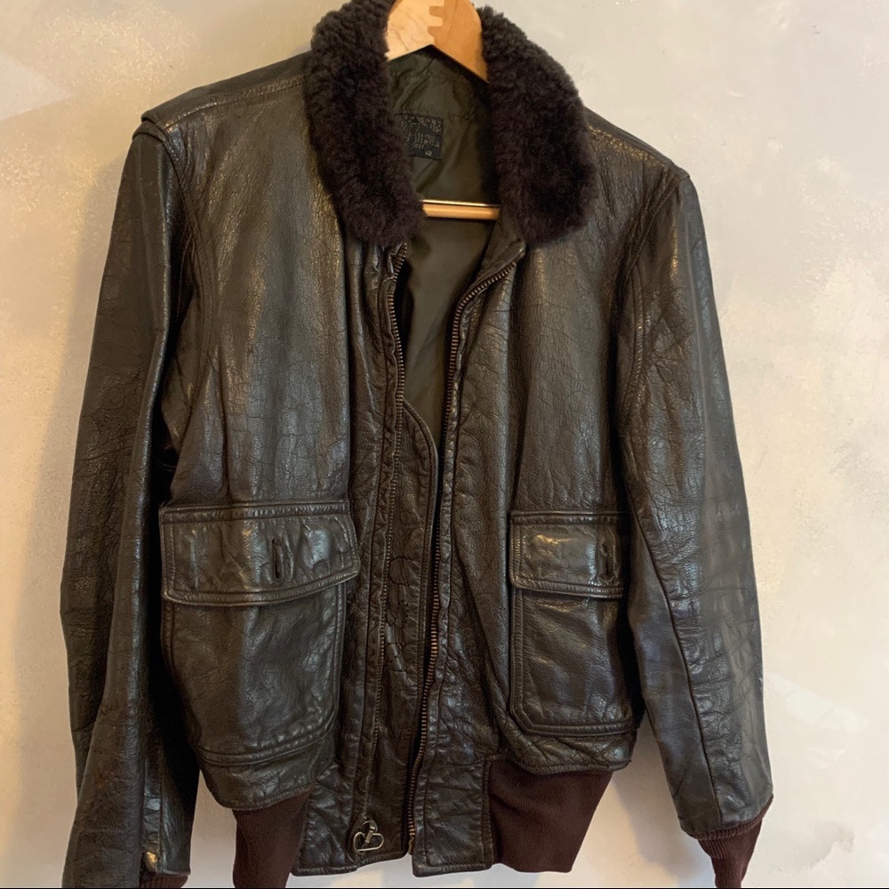 Vintage G-1 Military Flight Jacket - RARE